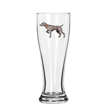 Weimaraner Pilsner Glass