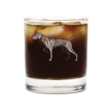 Weimaraner Whiskey Glass