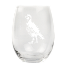 Wild Chukar Stemless Wine Glass