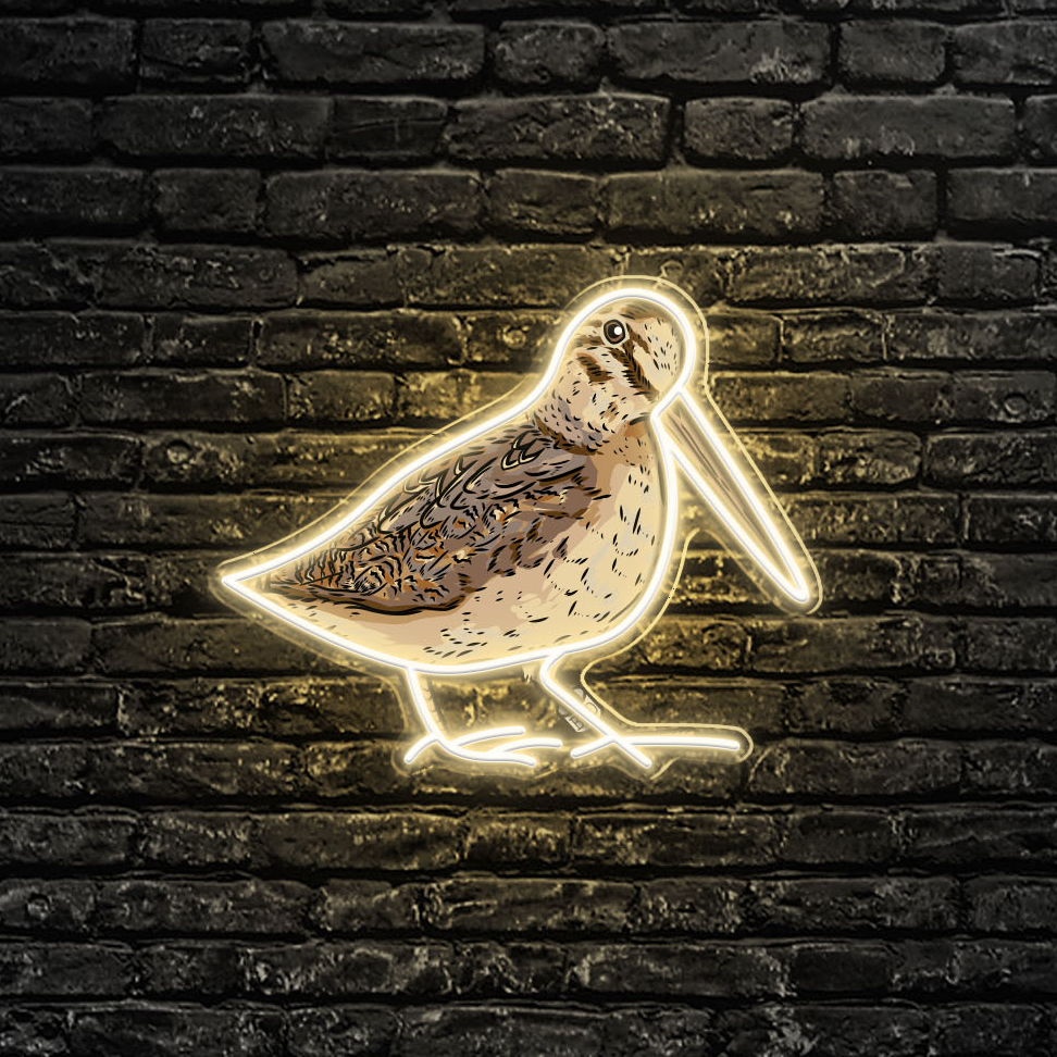 Woodcock LED Neon Sign