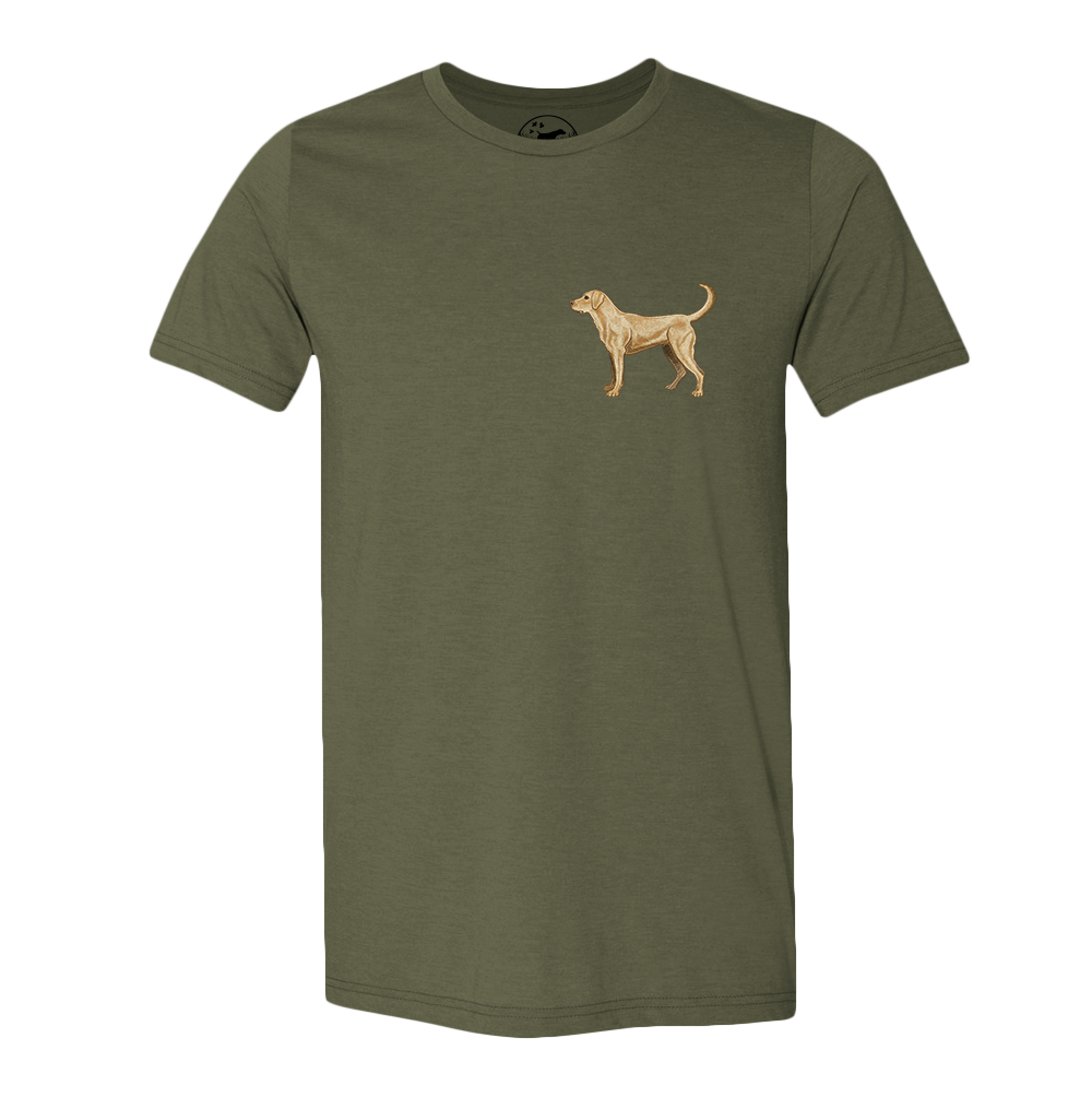 Yellow Lab TShirt Bird Dog of the Day