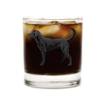 Black Lab Whiskey Glass