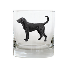 Black Lab Whiskey Glass