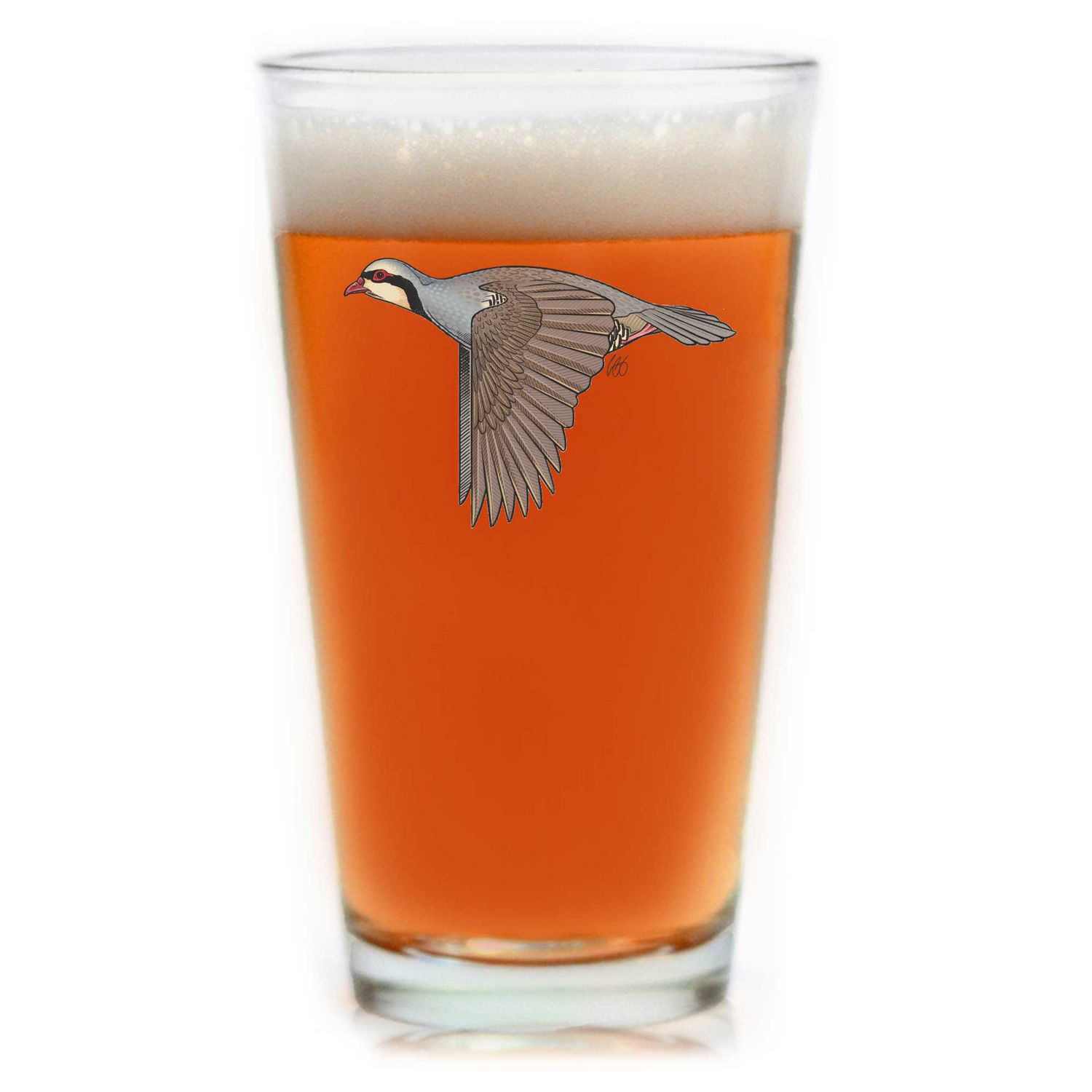 Chukar Pint Glass