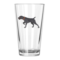 Deutsch-Drahthaar Pint Glass