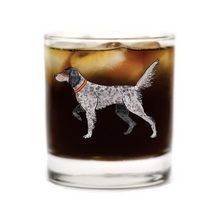 English Setter Whiskey Glass