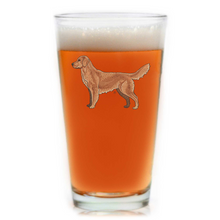 Golden Retriever Pint Glass