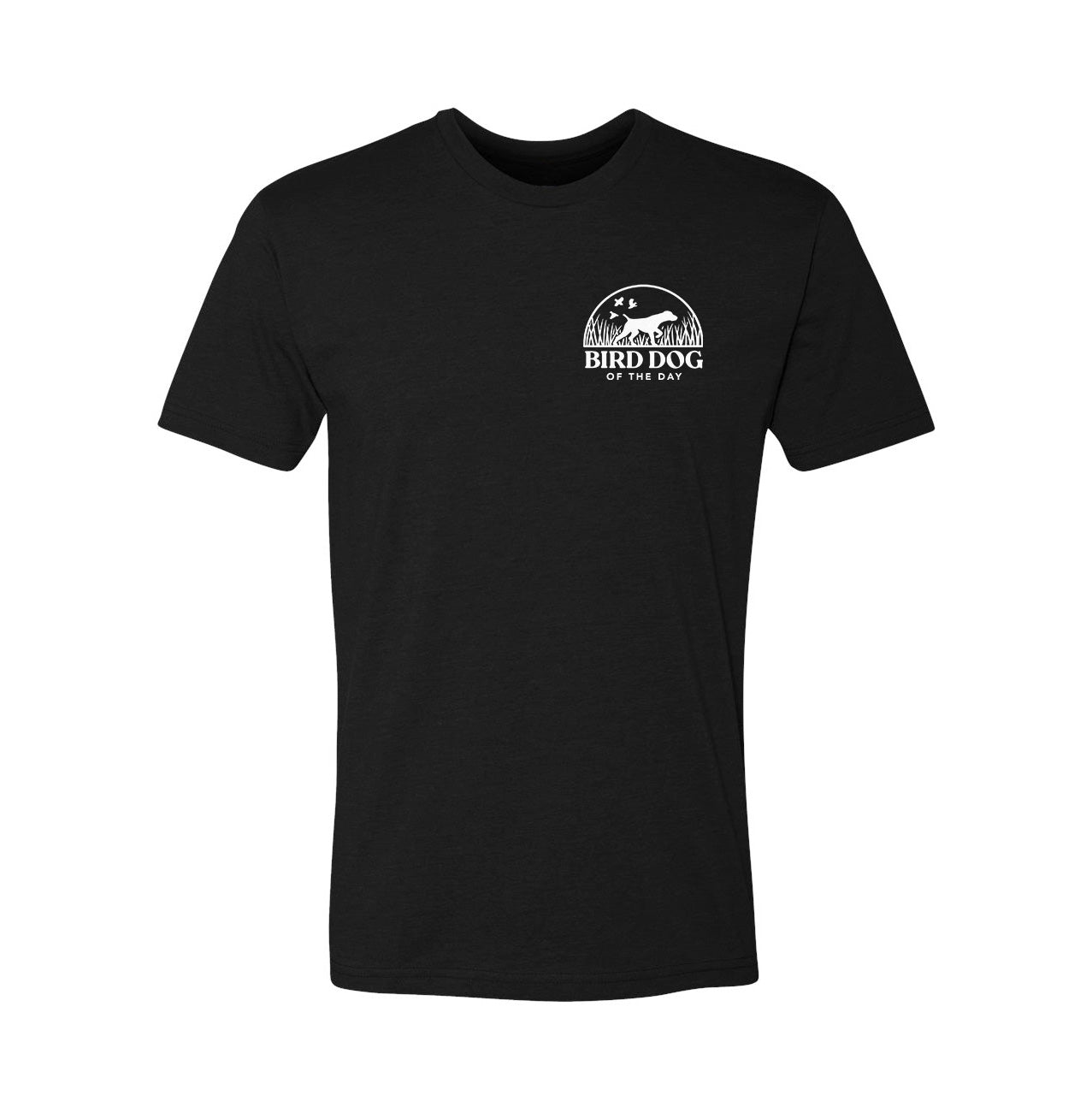 Bird Dog of the Day Logo T-Shirt - Black
