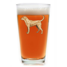 Yellow Lab Pint Glass