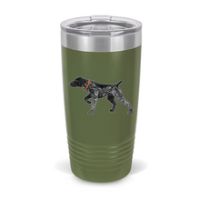 Load image into Gallery viewer, 20 oz German Shorthaired Pointer Tumbler
