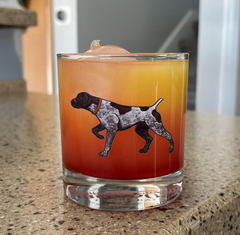 German Shorthaired Pointer Whiskey Glass