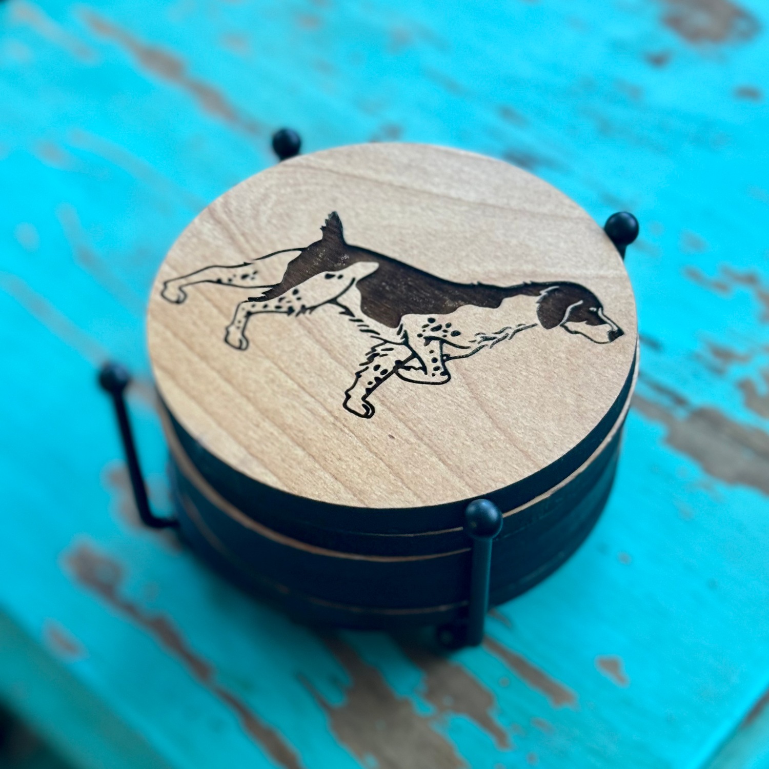 American Brittany Coaster Set