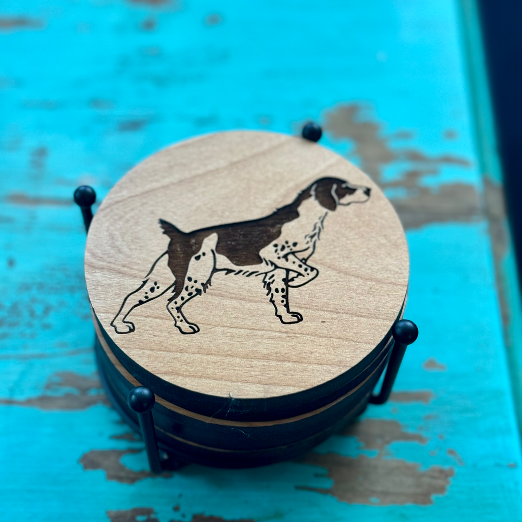 American Brittany Coaster Set