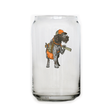 Load image into Gallery viewer, Bearded Bird Dog Beer Can Glass
