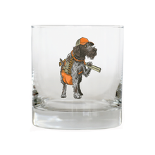 Load image into Gallery viewer, Bearded Bird Dog Whiskey Glass
