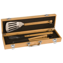 Load image into Gallery viewer, Yellow Lab BBQ Grill Tool Set
