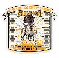 Bird Dog Champion Decal Sticker