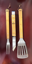 Load image into Gallery viewer, Yellow Lab BBQ Grill Tool Set
