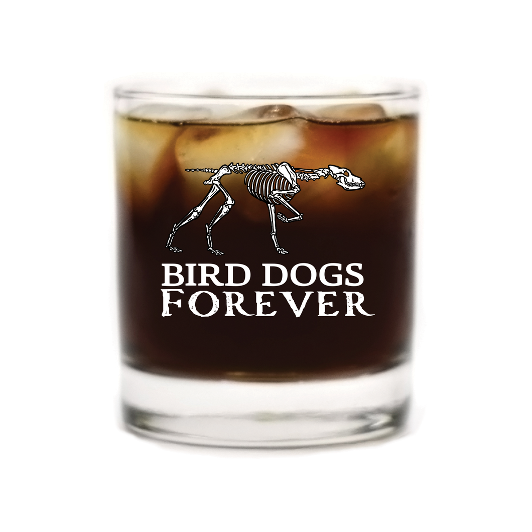 Bird Dogs Forever Whiskey Glass