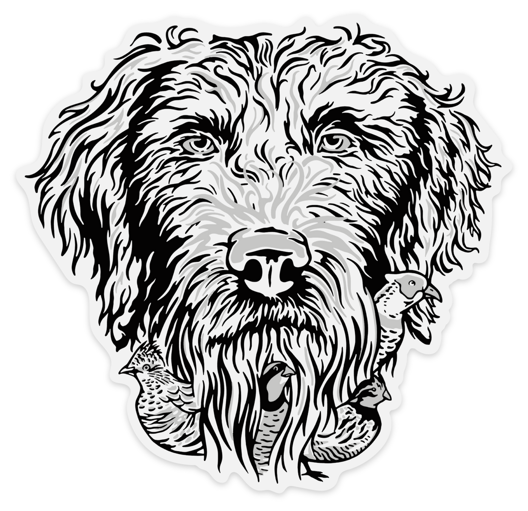 Birdy Beard Decal Sticker