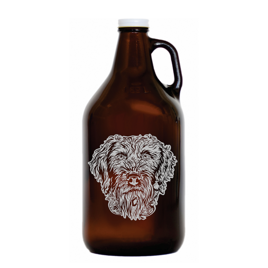 Birdy Beard Glass Growler