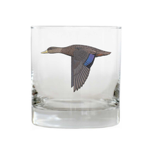 Load image into Gallery viewer, black duck whiskey glass
