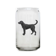 Load image into Gallery viewer, black lab beer can glass
