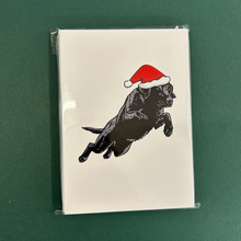 Load image into Gallery viewer, Black Lab Christmas Cards - Set of 12
