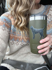 20 oz Black Lab Tumbler