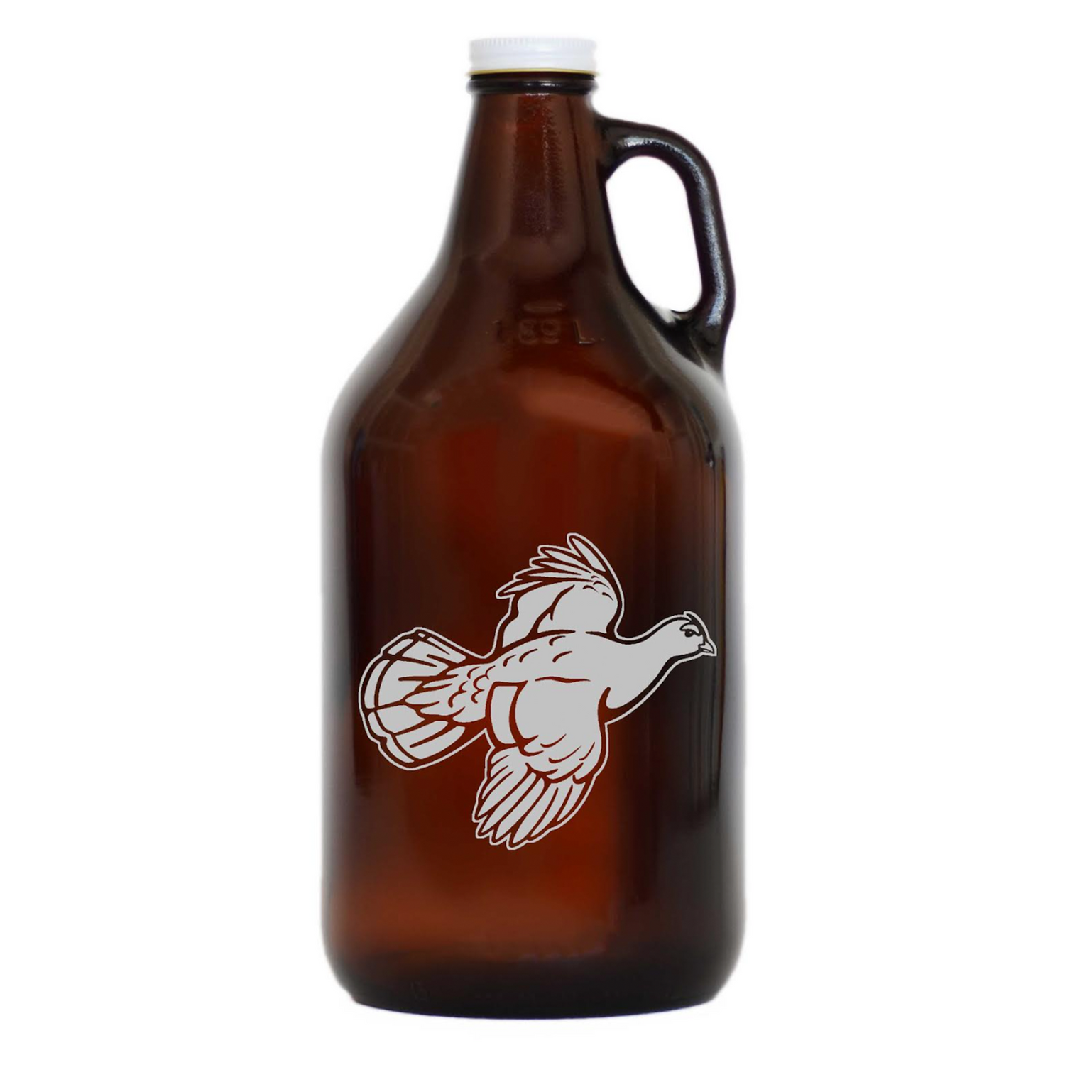 Blue Grouse Glass Growler