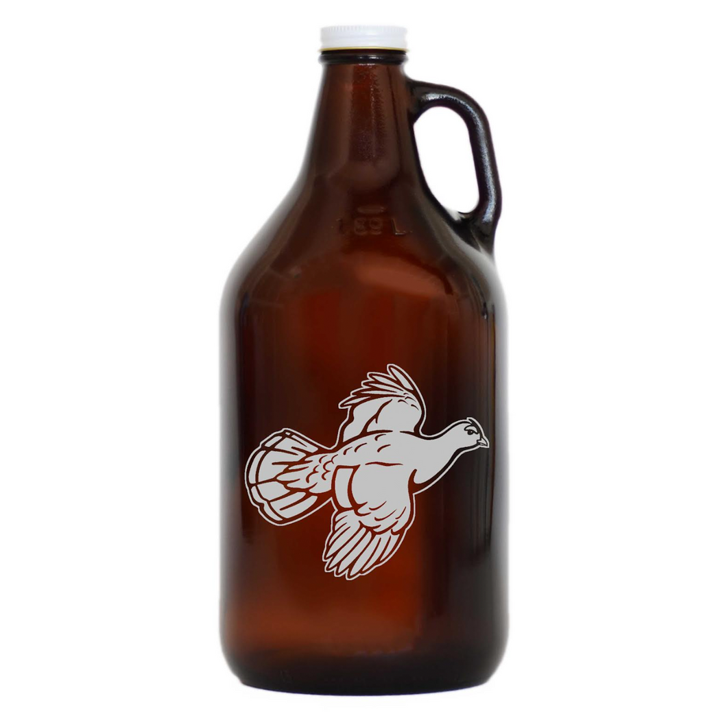 Blue Grouse Glass Growler