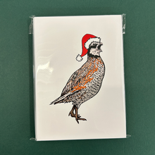 Load image into Gallery viewer, Bobwhite Quail Christmas Cards - Set of 12
