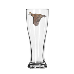 Bobwhite Quail Pilsner Glass