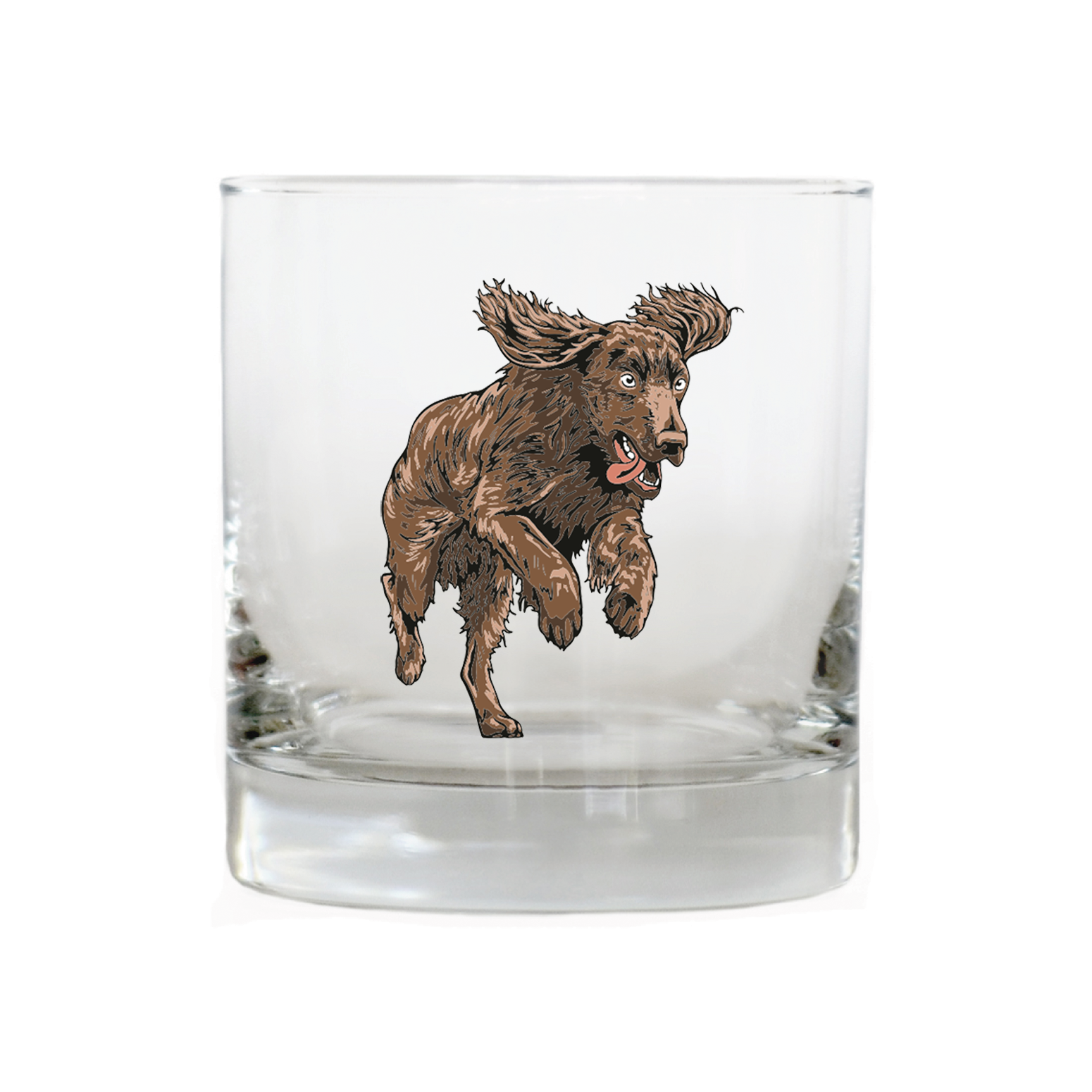 Boykin Dog Whiskey Tumbler Lowball Glass | Bird Dog of the Day