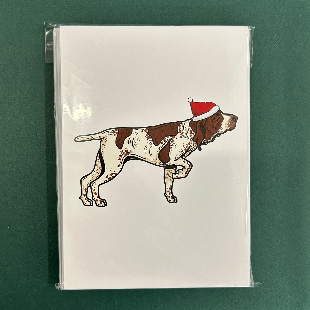 Bracco Italiano Christmas Cards - Set of 12