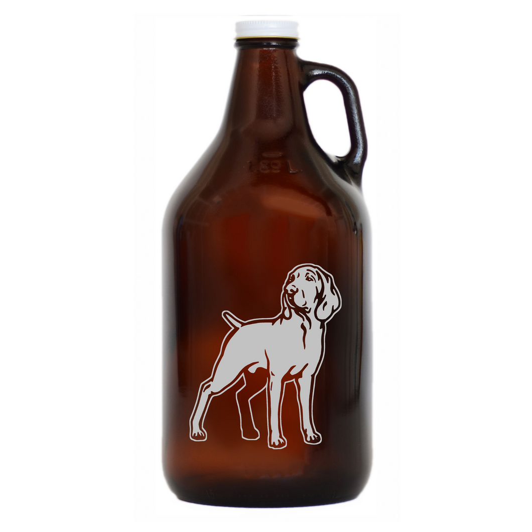 Bracco Italiano Glass Growler