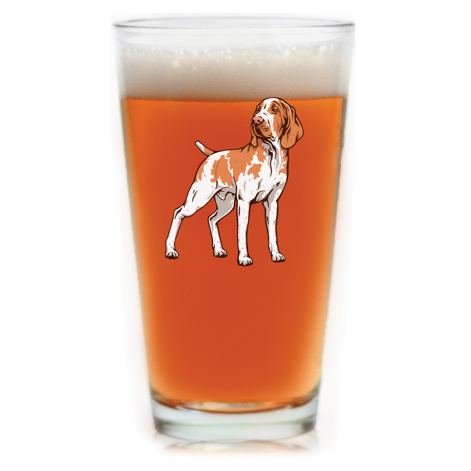 Bracco Italiano Pint Glass