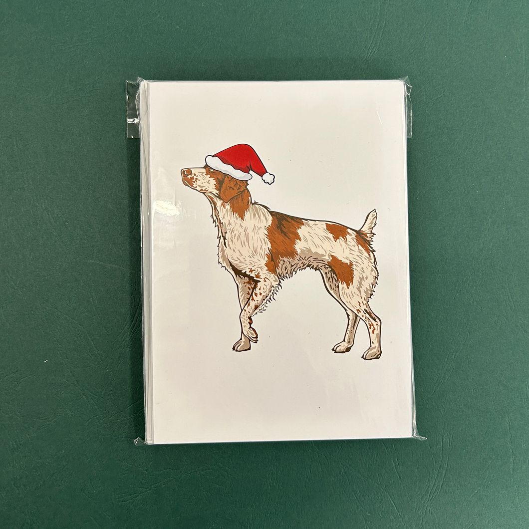 American Brittany Christmas Cards - Set of 12