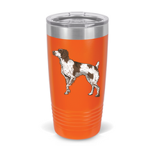 Load image into Gallery viewer, 20 oz Brittany on Point Tumbler
