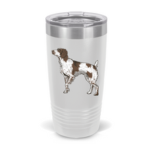 Load image into Gallery viewer, 20 oz Brittany on Point Tumbler
