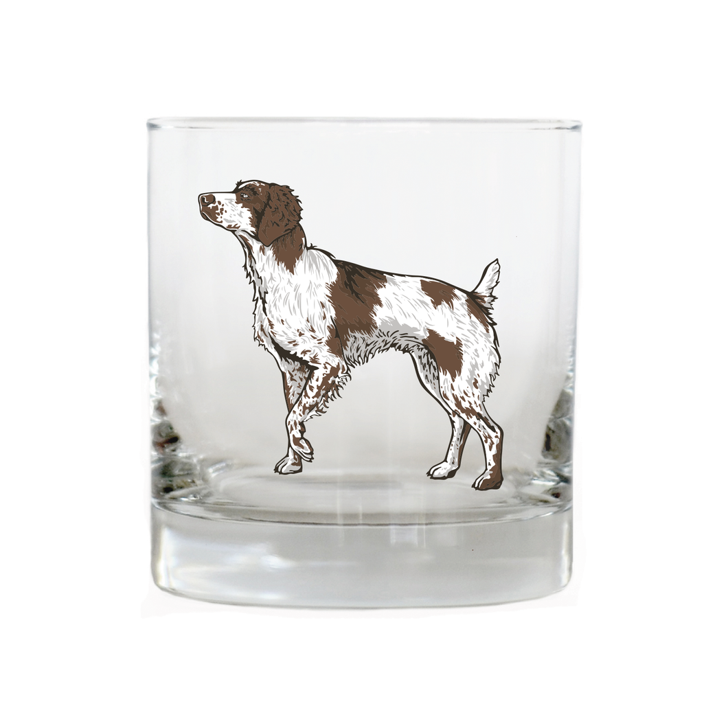 Brittany on Point Whiskey Glass