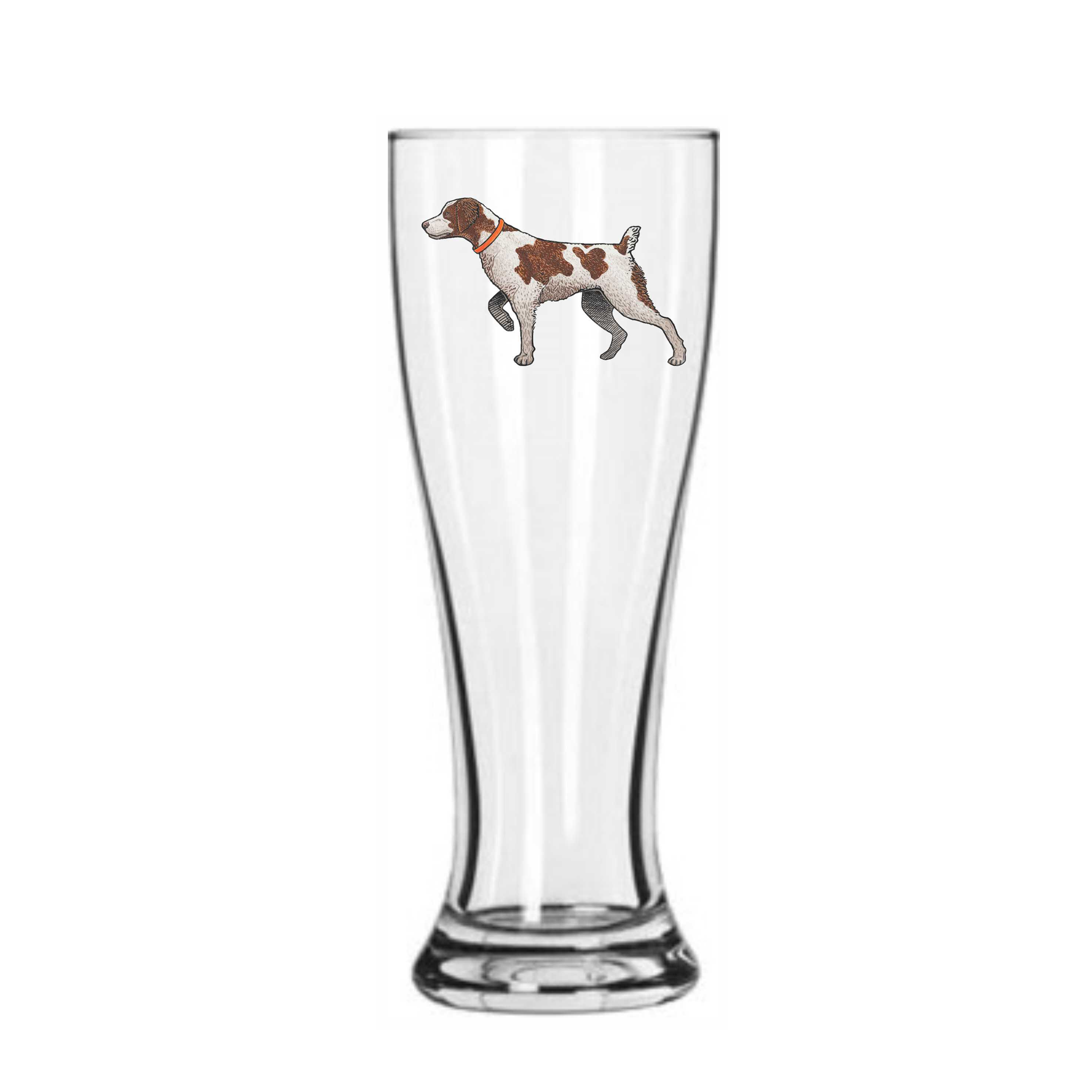 Brittany Spaniel Pilsner Glass | Bird Dog of the Day