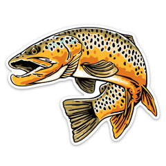 Brown Trout Decal Sticker
