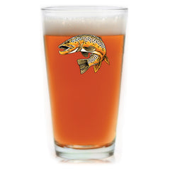 Brown Trout Pint Glass