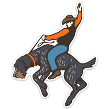 Bucking Bird Dog Decal Sticker