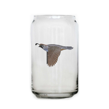 Load image into Gallery viewer, California Quail Beer Can Glass
