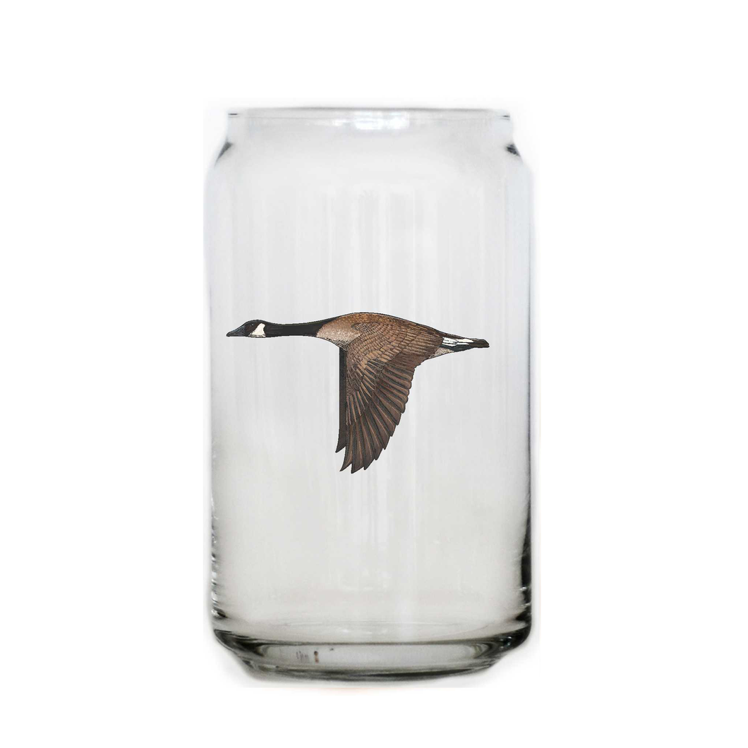 Canada Goose Beer Can Glass