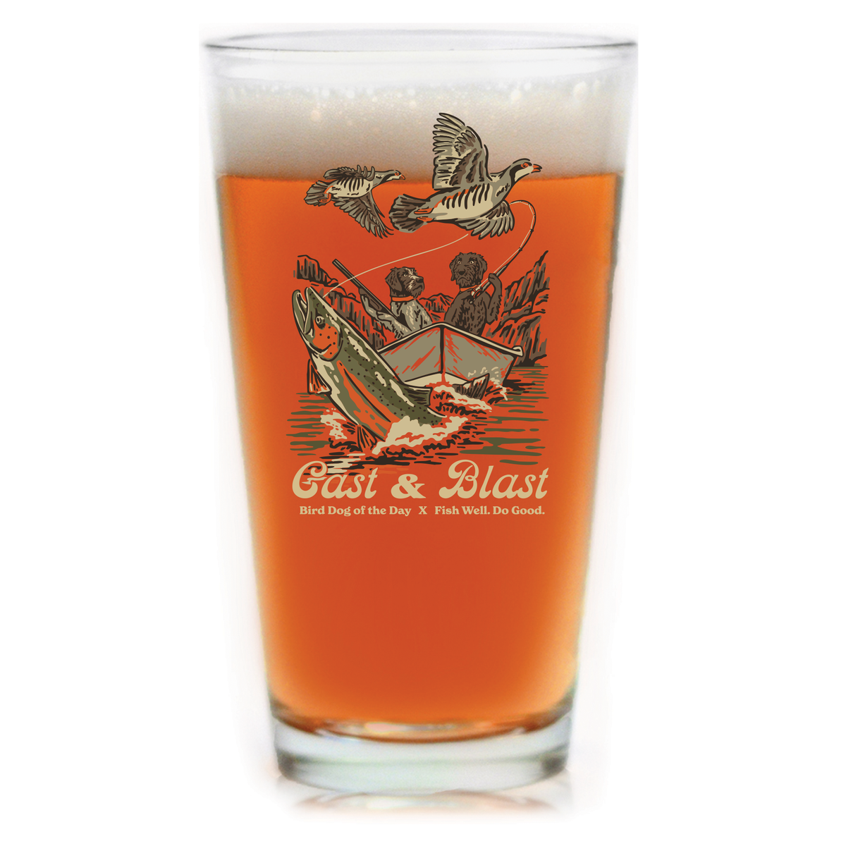 Canyon Country Cast & Blast Pint Glass