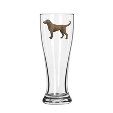 Load image into Gallery viewer, Chesapeake Bay Retriever Pilsner Glass
