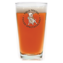 Hunting Chihuahua Pint Glass